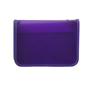 AusInc A5 Zipped Document Folder Purple