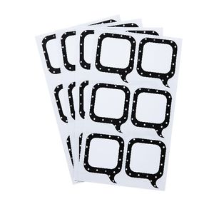 Contemporary Dots Think Label 35 x 43mm 30 Pack