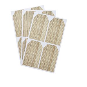 Natural Timber Tag Label 50 x 85mm 20 Pack