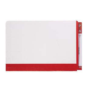 Avery Fullvue Foolscap Lateral Tab File Red 100 Pack
