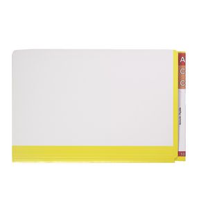 Avery Fullvue Foolscap Lateral Tab File Yellow 100 Pack