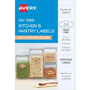 Avery Cottage Collection Oval Labels 24 Pack
