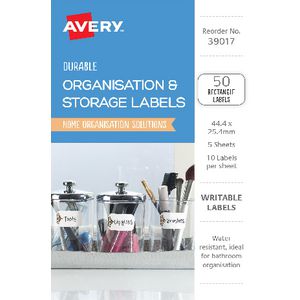 Avery Cottage Collection Rectangle Labels 50 Pack