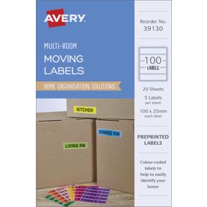 Avery Moving Labels 100 Pack