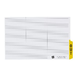 Avery Out Guide Tabs Yellow 25 Pack