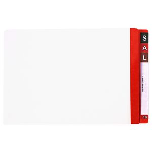 Avery Lateral File with Mylar Tabs White/Dark Orange 100 Pack