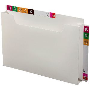 Avery A4 Twin Tab Pocket File White 10 Pack