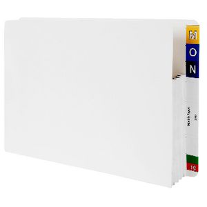 Avery Foolscap Concertina Lateral Shelf Wallet White 25 Pack