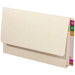 Avery Foolscap Lateral Shelf Wallet Buff 20 Pack