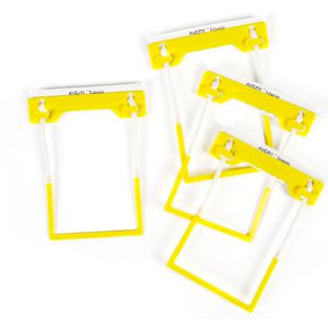 Avery Tubeclip Fastener Yellow 100 Pack
