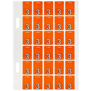 Avery Lateral File Top Tab Label '3' 150 Pack