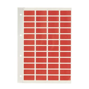Avery Block Label Red 240 Pack