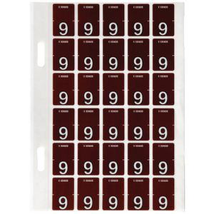 Avery Lateral File Top Tab Label '9' 150 Pack