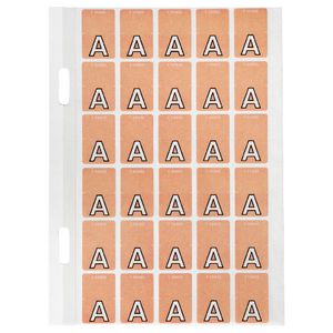 Avery Lateral File Top Tab Label 'A' 150 Pack
