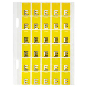 Avery Lateral File Top Tab Label 'E' 150 Pack