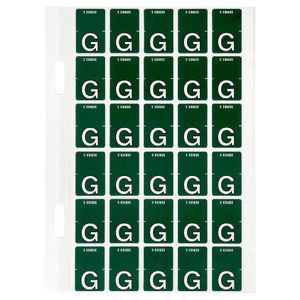 Avery Lateral File Top Tab Label 'G' 150 Pack