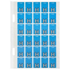 Avery Lateral File Top Tab Label 'H' 150 Pack