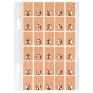 Avery Lateral File Top Tab Label 'O' 150 Pack