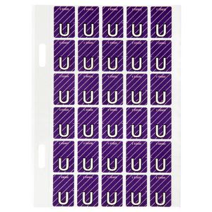 Avery Lateral File Top Tab Label 'U' 150 Pack