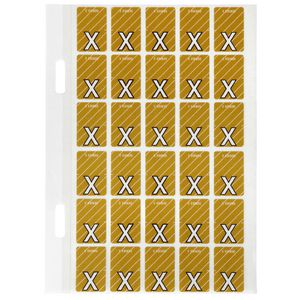 Avery Lateral File Top Tab Label 'X' 150 Pack
