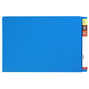 Avery Foolscap Lateral File Blue 100 Pack