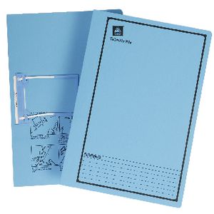 Avery Foolscap Files with Tubeclip Fastener Blue 20 Pack