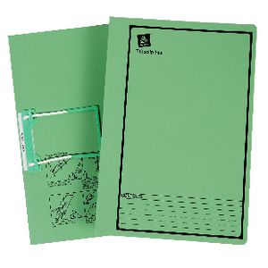 Avery Foolscap Files with Tubeclip Fastener Green 20 Pack