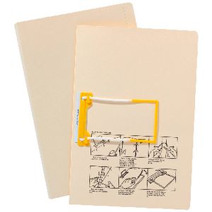 Avery Foolscap Tubeclip File Buff 5 Pack