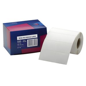 Avery Address Label Roll White 102 x 36mm 500 Labels