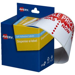 Avery Pre Printed Dispenser Label Sale Was/Now 125 Pack
