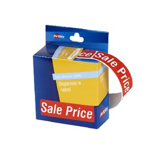 Avery Pre-printed Dispenser Label 'Sale Price' 125 Pack