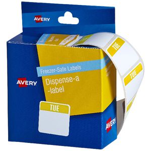 Avery Dispenser Labels Tuesday Teal 100 Pack