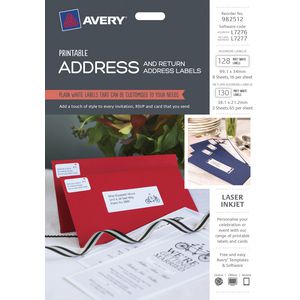 Avery Matte White Address Labels Kit 258 Pack