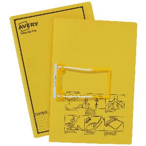 Avery Foolscap Tubeclip File Yellow