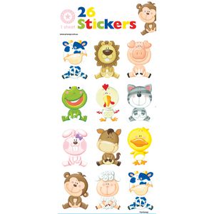 Artwrap Sticker Sheet Baby Animals