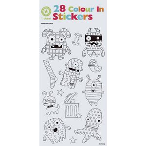 Artwrap Colouring Stickers Monster