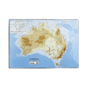 Bantex Desk Pad Map of Australia