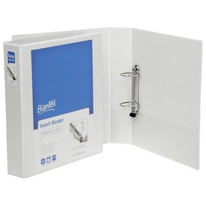 Bantex A4 2 D-Ring 38mm Push Lever Insert Binder White