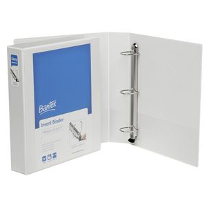 Bantex A4 4 D-Ring Insert Binder 38mm Lever White 15 Pack
