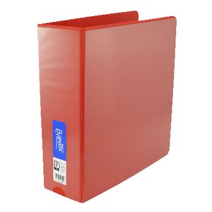 Bantex A4 3 D-Ring Insert Binder 65mm Red 10 Pack