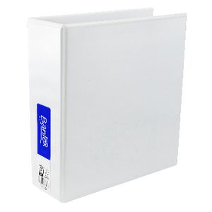 Bantex A5 3 D-Ring Insert Binder 50mm White 12 Pack