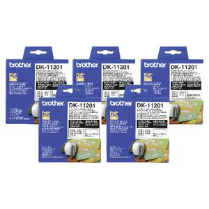 Brother DK-11201 Labels 5 Pack