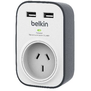 Belkin 1 Outlet with 2 USB Ports 2.4A