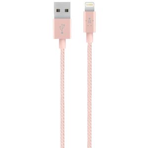 Belkin MIXIT Lightning Cable 1.2m Metallic Rose Gold