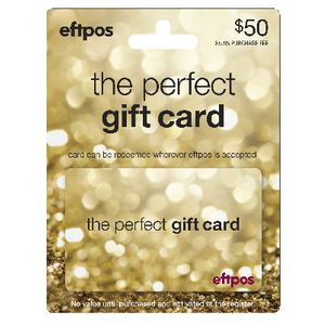 Eftpos Gold Gift Card $50