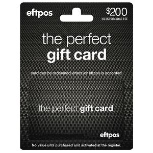Eftpos Gift Card $200