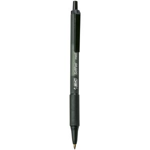BIC Softfeel Retractable Ballpoint Pens Black 3 Pack