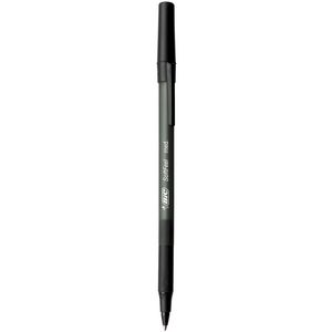 BIC Softfeel Stic Ballpoint Pens Black 12 Pack
