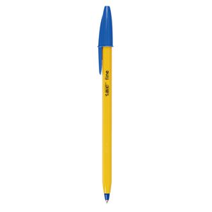 BIC Cristal Fine Point Ballpoint Pens Blue 12 Pack
