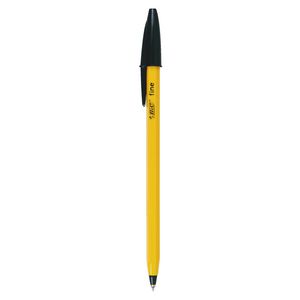 BIC Cristal Fine Point Ballpoint Pens Black 12 Pack